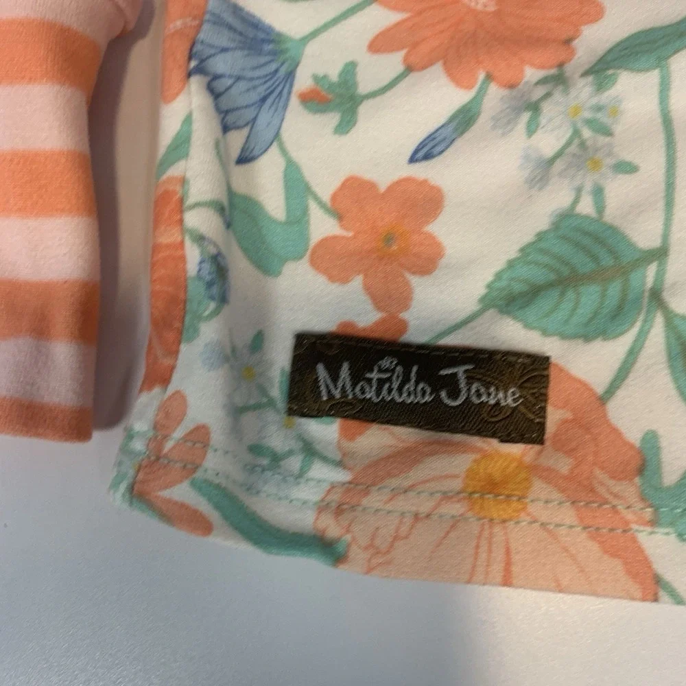 Matilda Jane Pajamas Girls 6 PJ Set Shirt Pants Floral‎ Polka Dots Lounge Soft